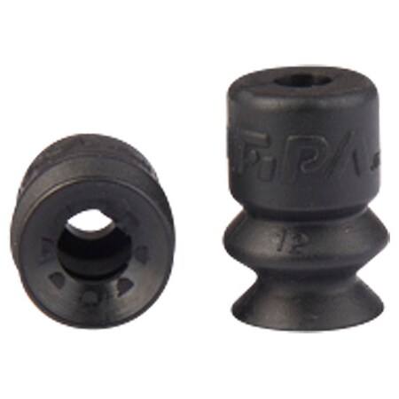 Fipa Bellows vacuum cup diam. 10 mm, NBR black 23.010.139.1